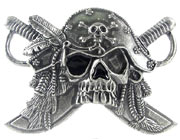 Pirate Skull Buckle